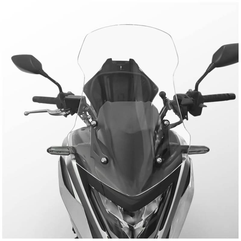 Touring High Windschutzscheibe für NC750X 2021 2022 Windschutzscheibe Windschutzscheibe Deflector Cover Protector Frontscheinwerfer Verkleidung NC 750 X NC 750X Motorradzubehör (Leichter Rauch) von Fayedenicy