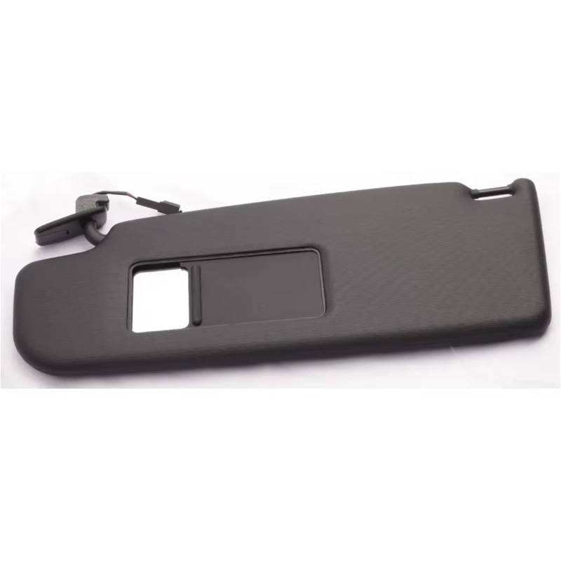 Auto Sonnenblende Austausch 1K0857551B 1K0857552B Schwarz Vorne Links Blind Sonnenblende Mit Kabel Für VW Für Golf MK6 Für Jetta Für CC 1KD 857 551 B 1KD 857 552 B Sonnenblende Zubehör(Left) von Fbxmjoa