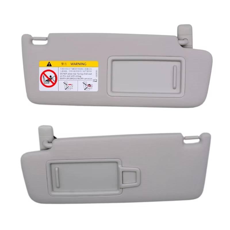 Auto Sonnenblende Austausch 2 Stück Links + Rechts Auto Vorne Innen Sonnenblende Grau Windschutzscheibe Sonnenschutz Für VW Für GTI Für Golf MK7 VII 2014-2017 5GG857551 5GG857552 Sonnenblende Zubehör von Fbxmjoa