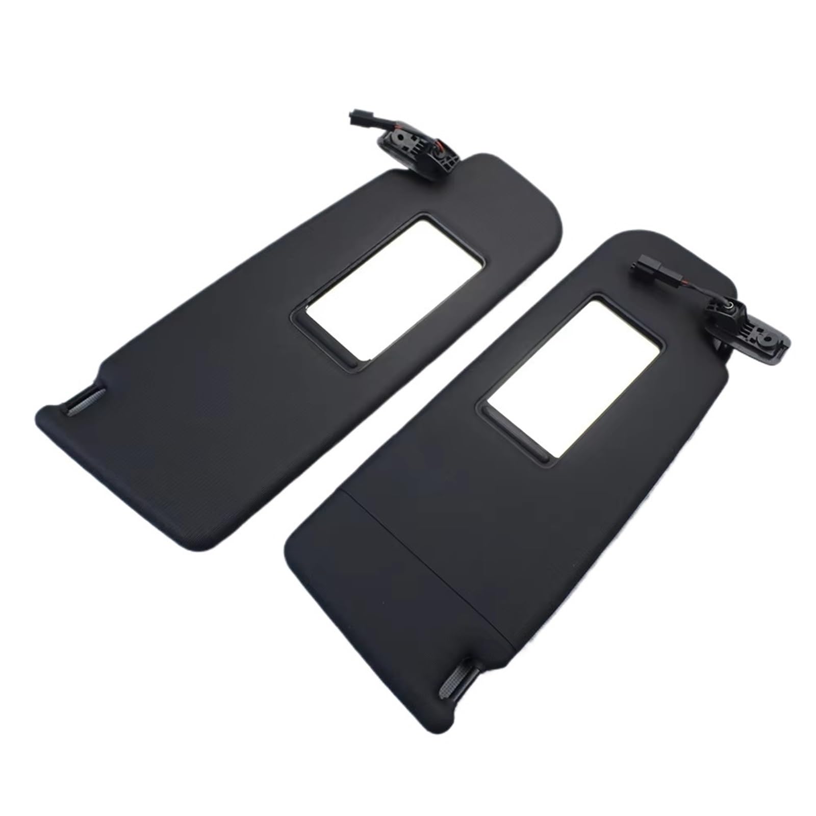 Auto Sonnenblende Austausch 2-teilige Schwarze Sonnenblende Für VW Für Golf Für GTI Für Passat B7 CC Für Jetta MK5 1KD857551A/B 1KD 857 551 1KD 857 552 Sonnenblende Zubehör von Fbxmjoa