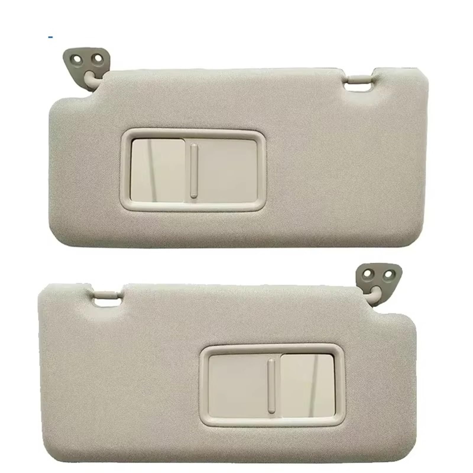 Auto Sonnenblende Austausch Auto Vorne Rechts Sonnenblende Zubehör Für Nissan Für Tiida 2005-2010 Innen Frontscheibe Panel Sonnenblende Mit Make-Up Spiegel Sonnenblende Zubehör(1pair) von Fbxmjoa