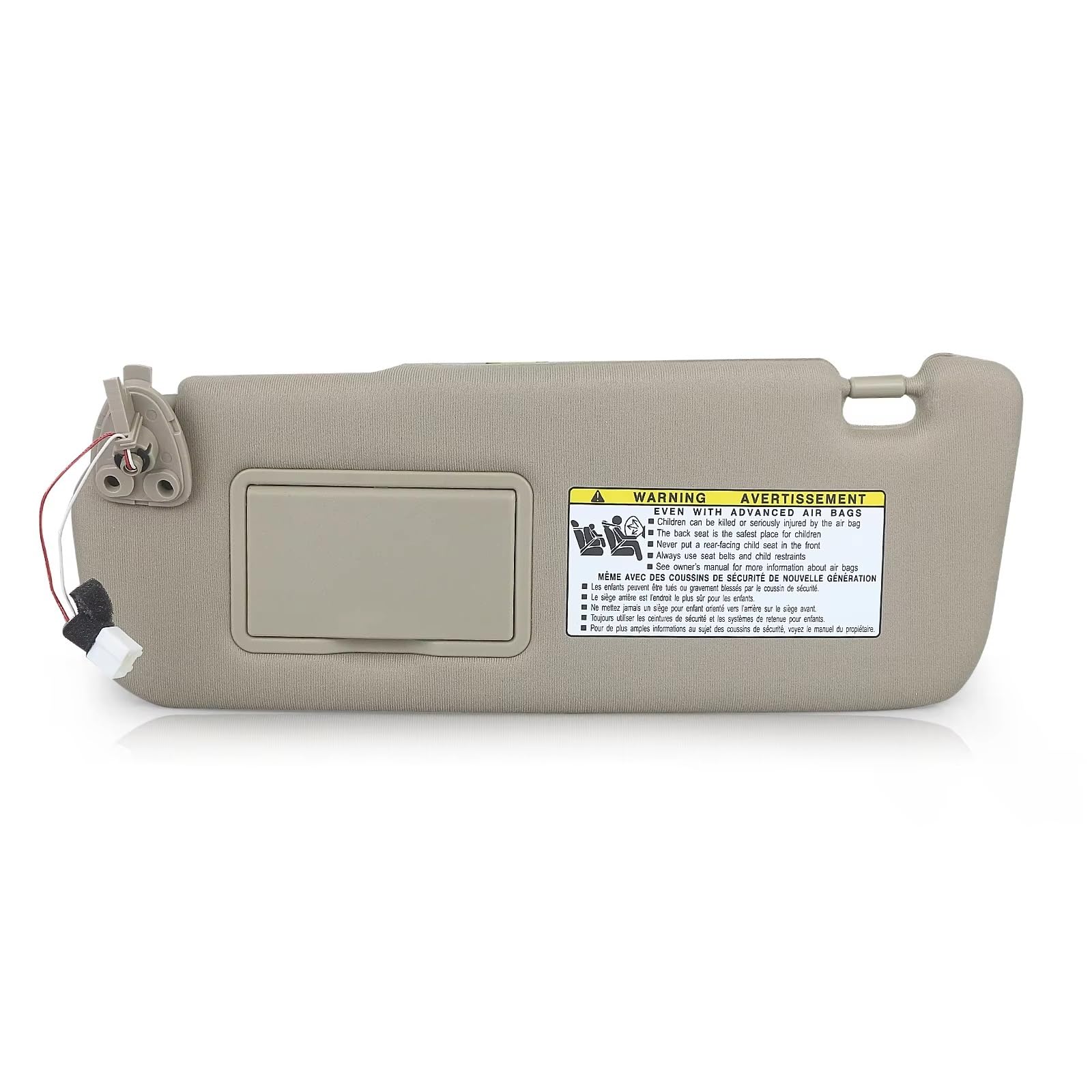 Auto Sonnenblende Austausch Für Sonata 2005-2010 Beige/Grau Sonnenblende Links Fahrerseite Frontscheibe Schatten Blind Schild Abdeckung Windschutzscheibe Sonnenblende Sonnenschirm Sonnenblende Zubehör von Fbxmjoa