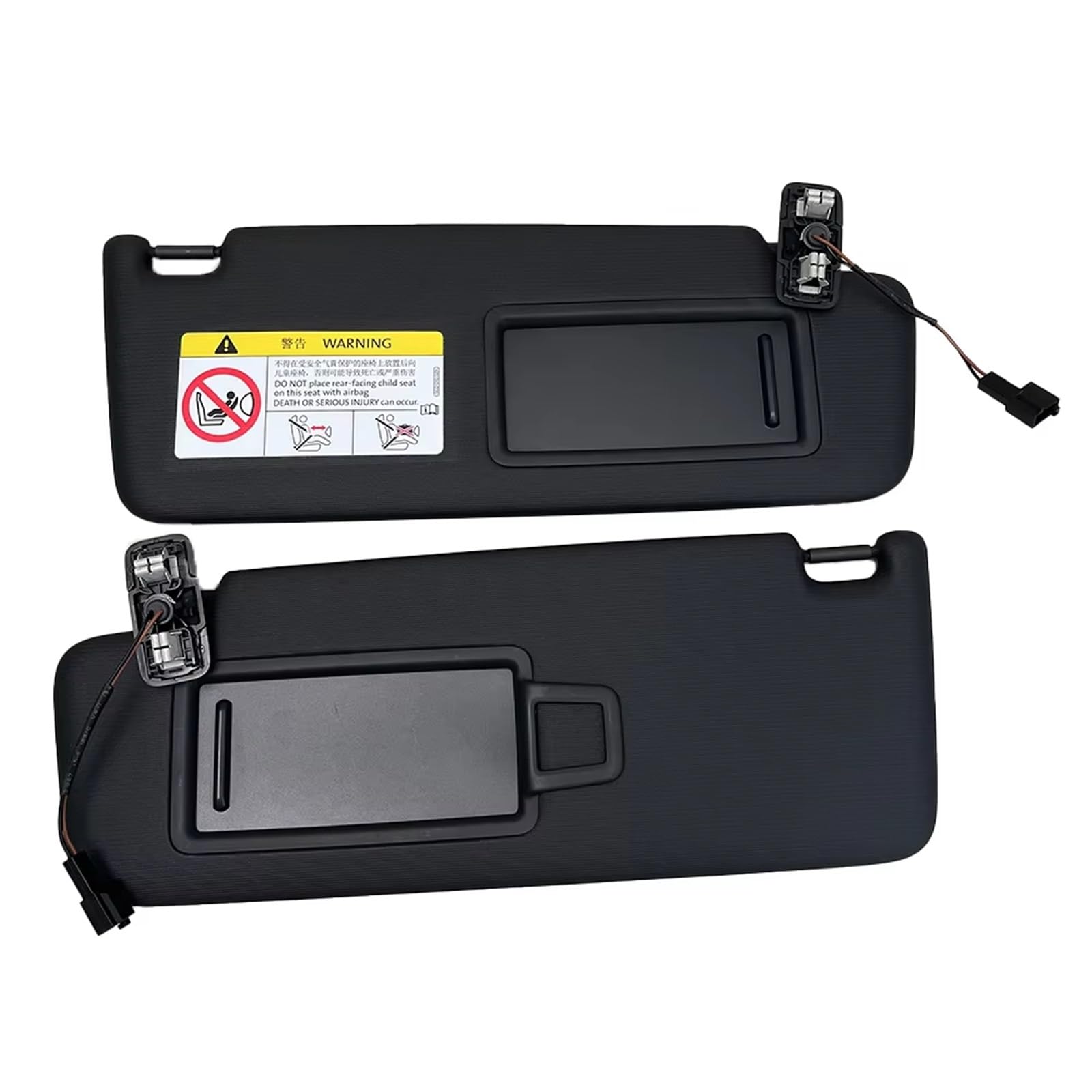Auto Sonnenblende Austausch Schwarze Sonnenblende Vorne Mit Make-up-Spiegel Für VW Für Golf 7 Für Passat B8 CC Für Jetta MK7 Auto-Innenraum-Sonnenschutzzubehör 5GG857551 Sonnenblende Zubehör(Black set Auto Sonnenblende Austausch Schwarze Sonnenblende Vorne Mit Make-up-Spiegel Für VW Für Golf 7 Für Passat B8 CC Für Jetta MK7 Auto-Innenraum-Sonnenschutzzubehör 5GG857551 Sonnenblende Zubehör(Black set von Fbxmjoa