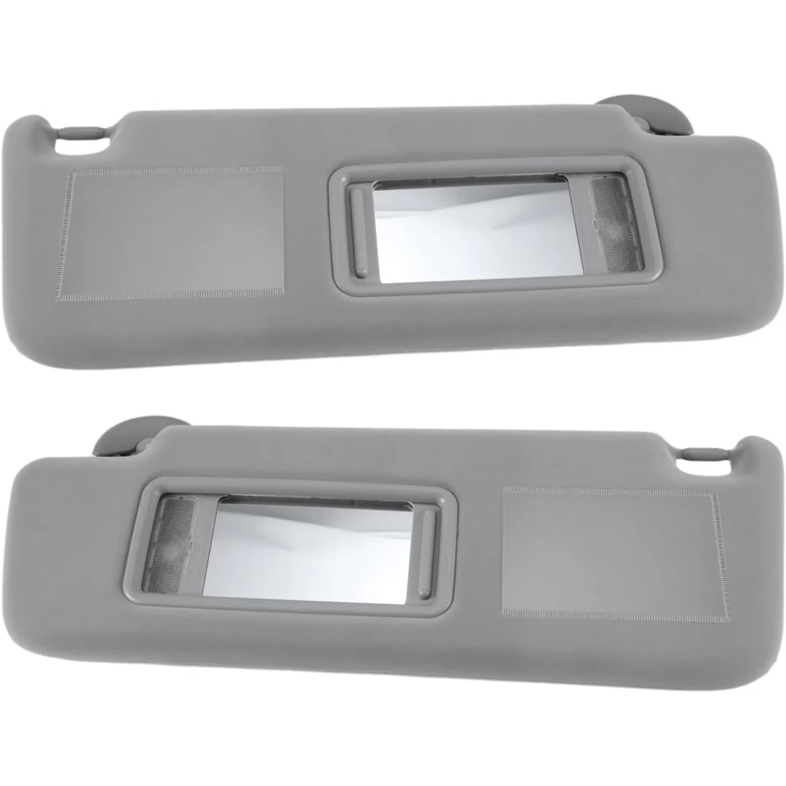 Auto Sonnenblende Austausch Sonnenblende Mit Make-up-Spiegel Für Toyota Prado (2002–2009), Beige Und Grau, Links, Rechts Oder Komplettes Set (74320-60850-B1) Sonnenblende Zubehör(Left Right Set Gray) von Fbxmjoa