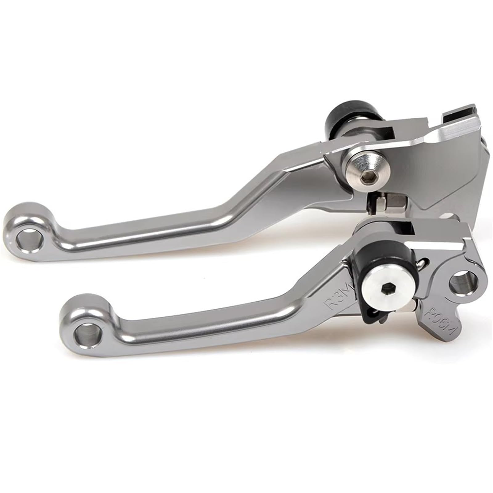 Brems- und Kupplungshebel Pivot-Kupplungsbremshebel für WR450F WR 450F 2001 2002 2003 2004 2005 2006 2007 2008 2009 2010 2011 2012 2013 2014 2015 HauptbremszylinderLenker(Gray) von Fbxmjoa