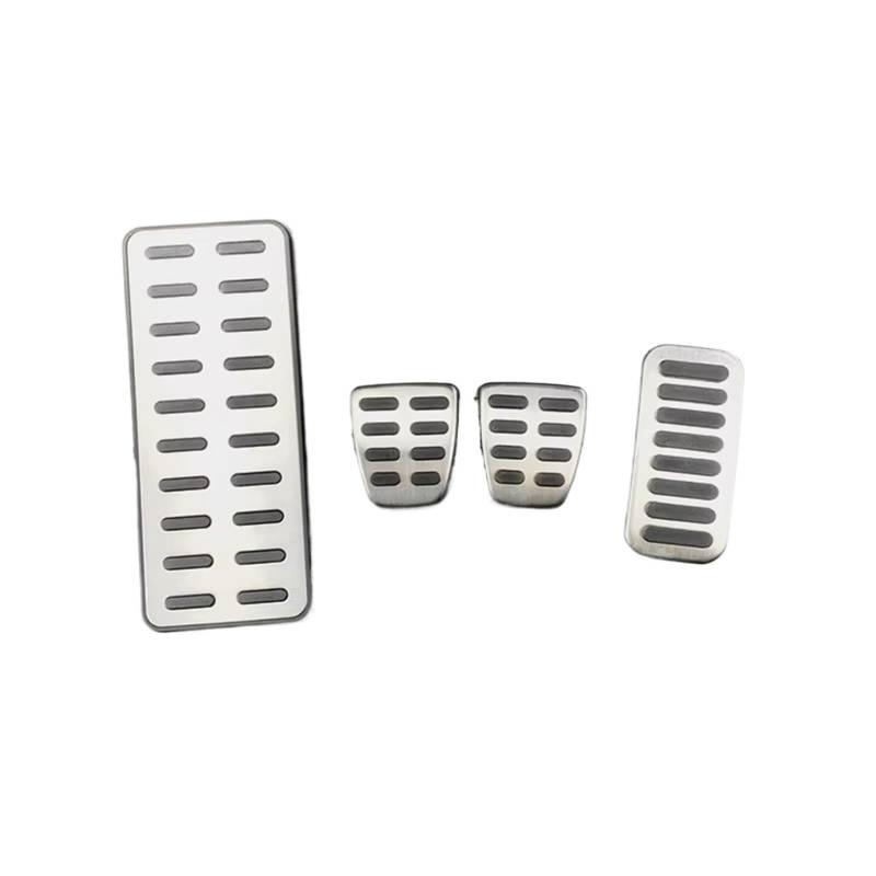 Fußstütze Bremse Aluminiumlegierung Rest Gaspedal Bremspedal Für Brio 2010 2011 2012 2013 2014 2015 2016 Bremspedalabdeckungen Bremse Pedalkappen(MT 4piece) von Fbxmjoa