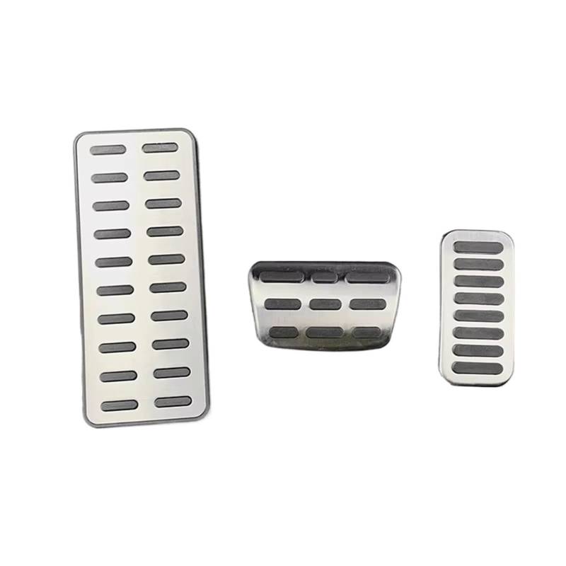 Fußstütze Bremse Aluminiumlegierung Rest Gaspedal Bremspedal Für Brio 2010 2011 2012 2013 2014 2015 2016 Bremspedalabdeckungen Bremse Pedalkappen(at 3piece) von Fbxmjoa