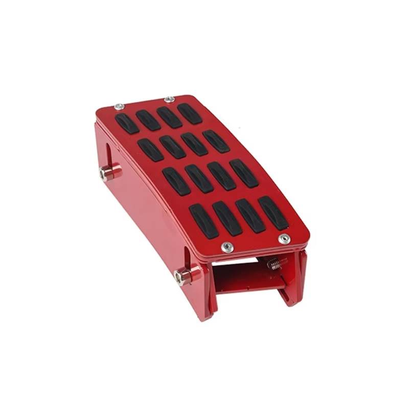Fußstütze Bremse Anti-Rutsch-Gaspedal-Extender-Abdeckung Fußstütze Beschleuniger Pad für Jeep für Wrangler JK JKU 2007 2008 2009 2010-2017 Bremse Pedalkappen(Red) von Fbxmjoa