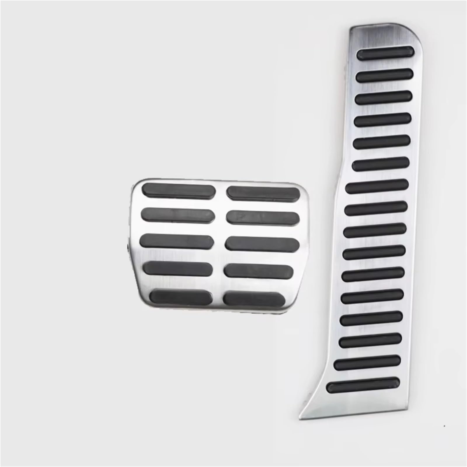 Fußstütze Bremse Auto Edelstahl Pedal Für VW Caddy 2K MK3 Life Maxi 2004 2005 2006~2020 at MT Anti-Slip Kraftstoff Bremse Footres Abdeckung Bremse Pedalkappen(at Without Rest) von Fbxmjoa