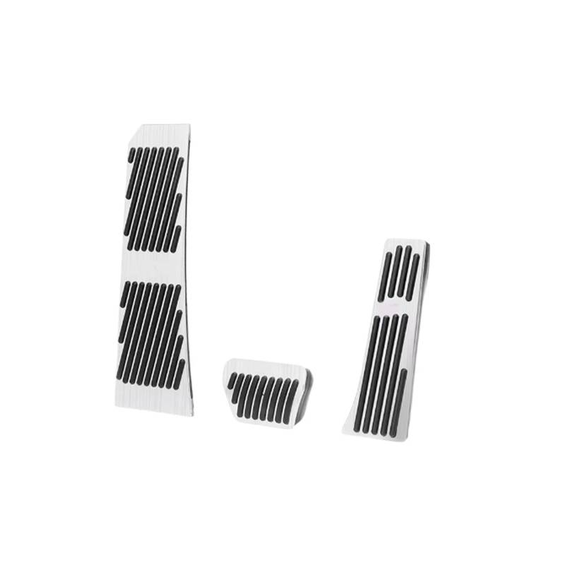Fußstütze Bremse Auto Edelstahlpedal für 7er F01 F03 F04 750i 740d 2009~2015 Anti-Rutsch-Bremsfußstützenpolsterabdeckung Bremse Pedalkappen(B) von Fbxmjoa
