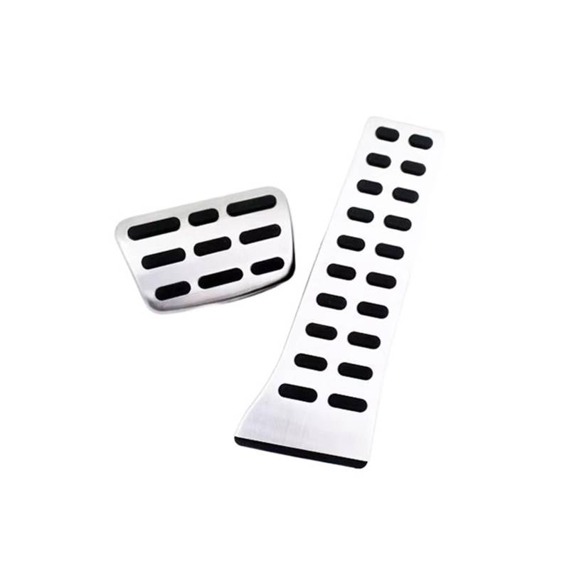 Fußstütze Bremse Auto-Edelstahlpedal für Hyundai für Elantra Avante I35 MD UD JK 2011~2016 Anti-Rutsch-Bremsfußstützen-Pad-Abdeckkappe Bremse Pedalkappen(at 2piece A) von Fbxmjoa