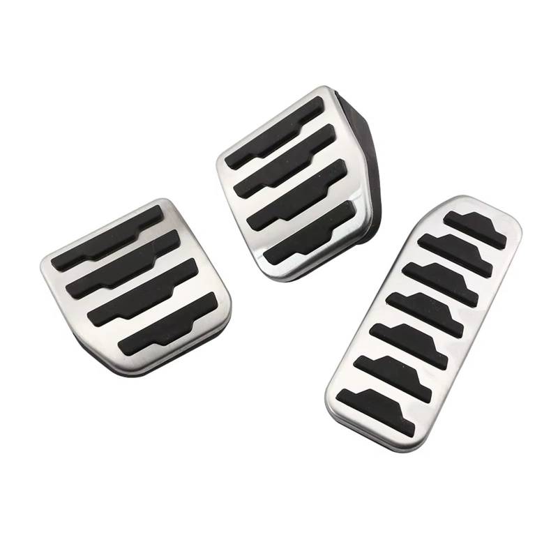 Fußstütze Bremse Auto-Fußpedale für Land für Rover für Discovery für Sport L550 2014-2019 Kraftstoffkupplungsbremse rutschfeste Pedalabdeckung Bremse Pedalkappen(3 pcs B) von Fbxmjoa
