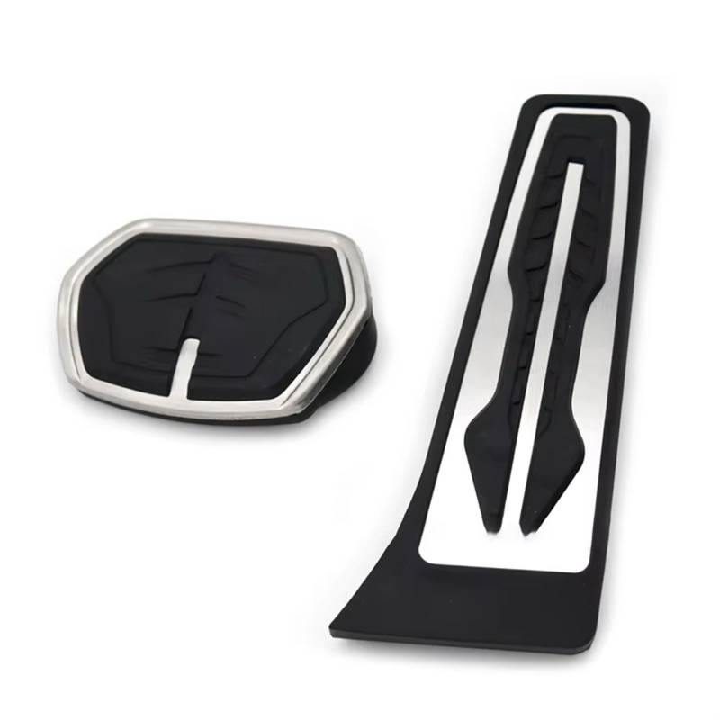 Fußstütze Bremse Auto-Fußpedale für X1 IX1 U11 2022 2023 2024 2025 Auto-Fußpolster-Rest-Bremspedal-Beschleuniger-Set Bremse Pedalkappen(2 Piece) von Fbxmjoa
