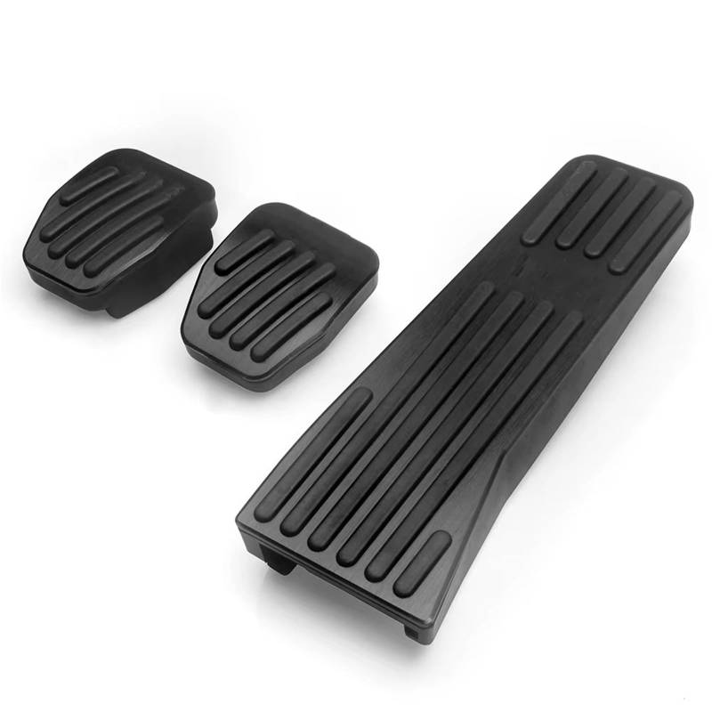Fußstütze Bremse Auto-Fußstütze, Gaspedal, Bremspedal, Abdeckung, Zubehör, für Mazda 3 BP CX30 CX50 CX60 MX30 MX-30 2019 2020 2021 2022 2023 2024 Bremse Pedalkappen(MT 3piece Black) von Fbxmjoa