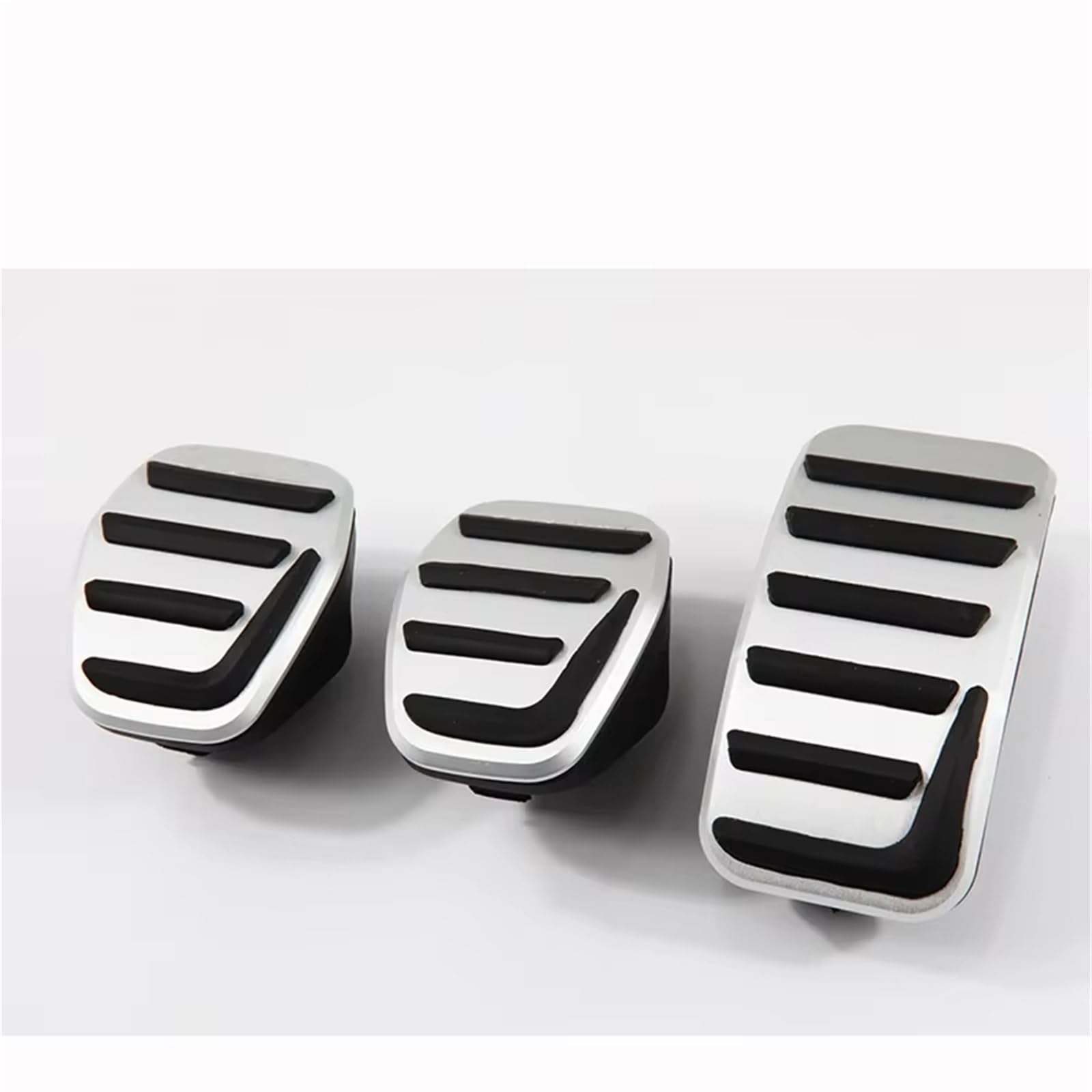 Fußstütze Bremse Auto Fußstütze Kupplung Bremse Gas Accelerator Auto Pedal Pad für Volvo S40 V40 C30 MT Aluminium Legierung Bremse Pedalkappen(3 Piece MT) von Fbxmjoa