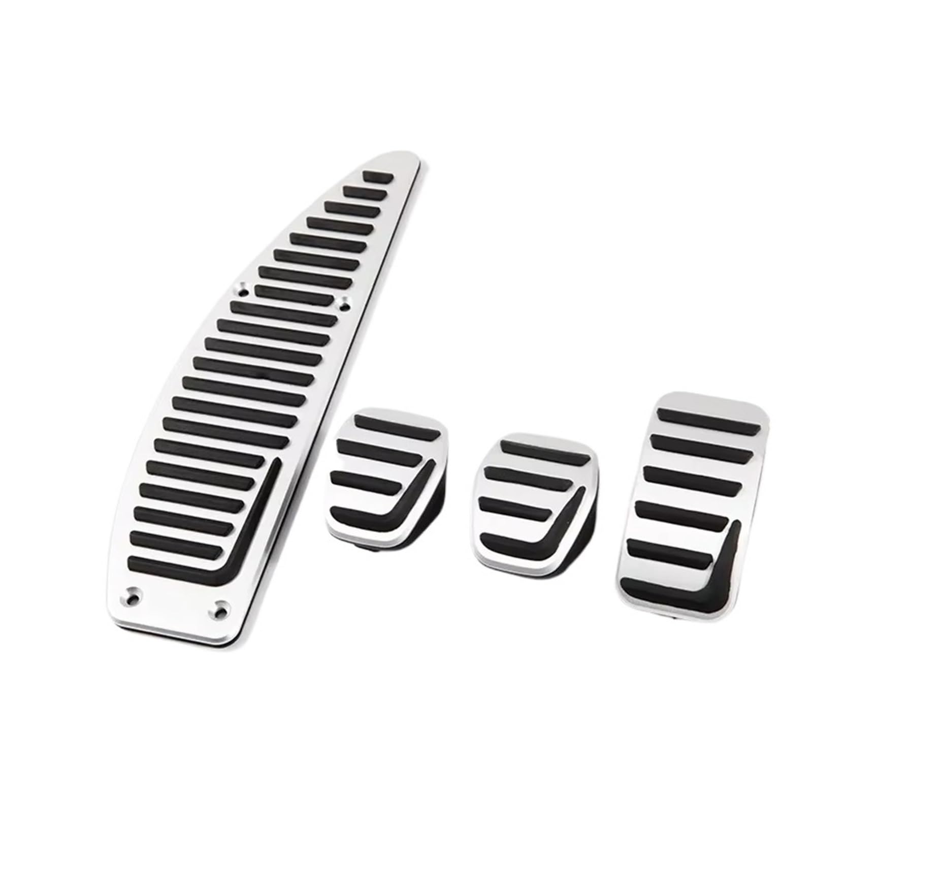 Fußstütze Bremse Auto Fußstütze Kupplung Bremse Gas Accelerator Auto Pedal Pad für Volvo S40 V40 C30 MT Aluminium Legierung Bremse Pedalkappen(4 Piece MT) von Fbxmjoa