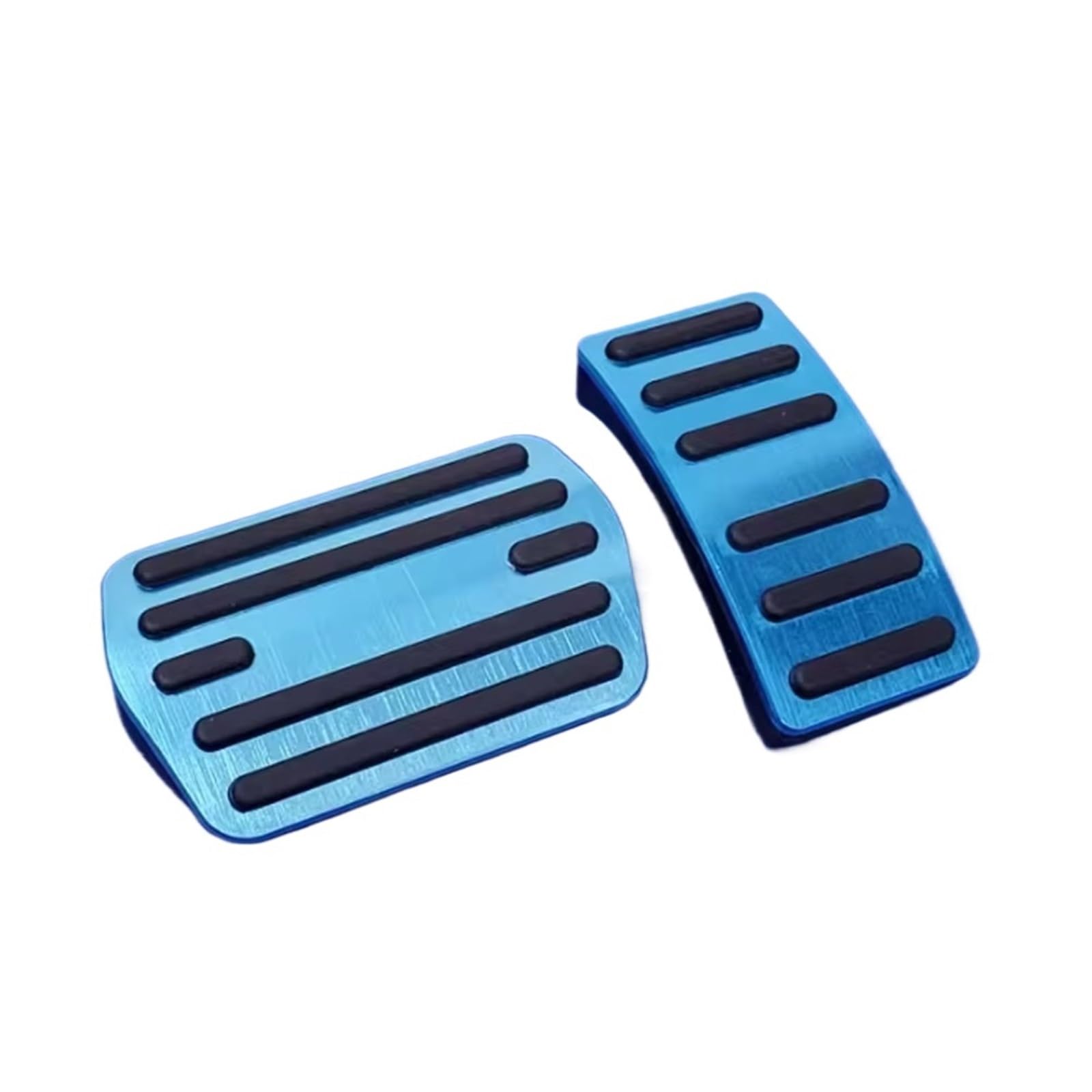 Fußstütze Bremse Auto Gas Bremspedal Für Mazda 3 Mazda3 BL Axela 2010 2011 2012 2013 Aluminium Legierung Anti-Slip Fuß Pedale Kupplung Bremse Pedalkappen(Blue) von Fbxmjoa