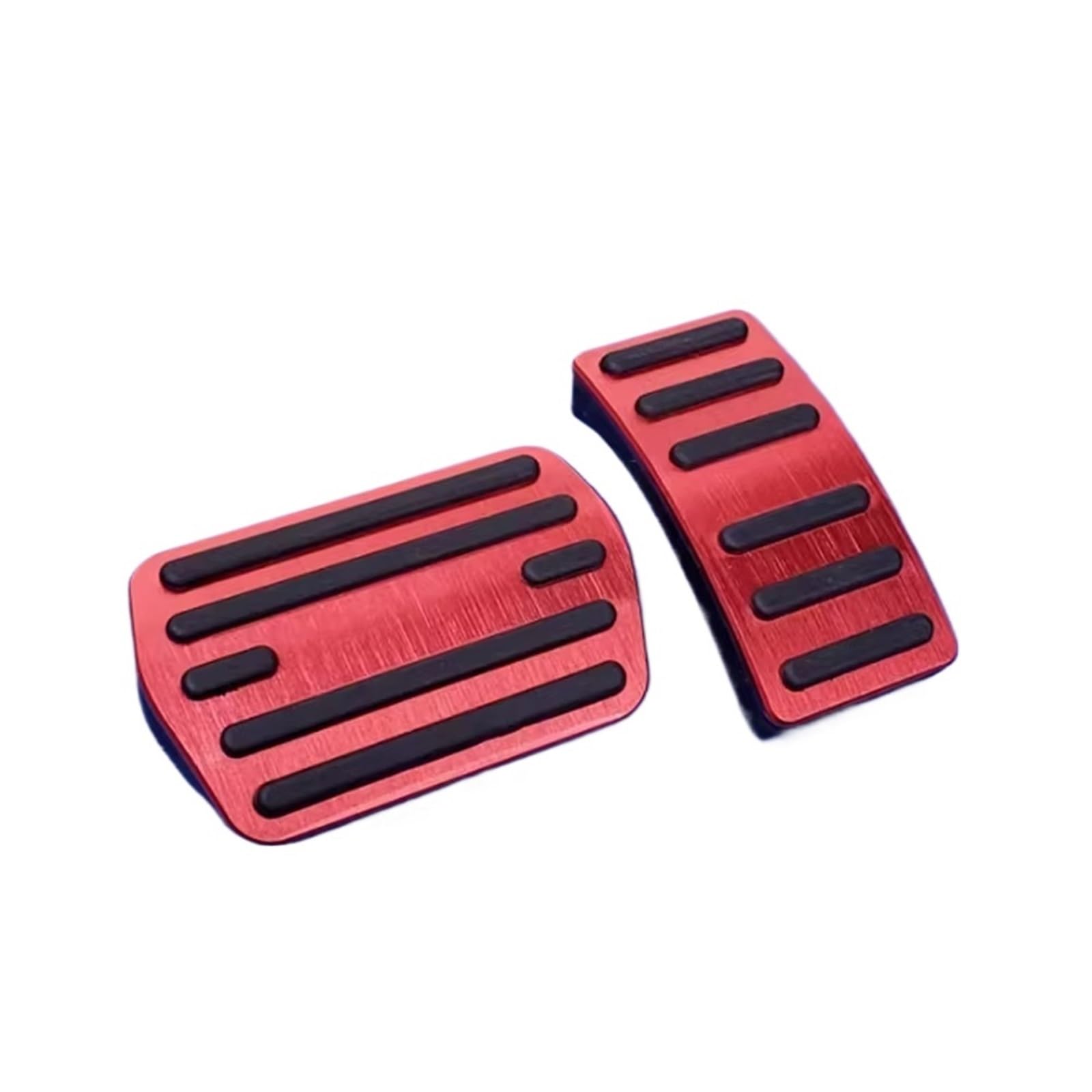 Fußstütze Bremse Auto Gas Bremspedal Für Mazda 3 Mazda3 BL Axela 2010 2011 2012 2013 Aluminium Legierung Anti-Slip Fuß Pedale Kupplung Bremse Pedalkappen(Red) von Fbxmjoa