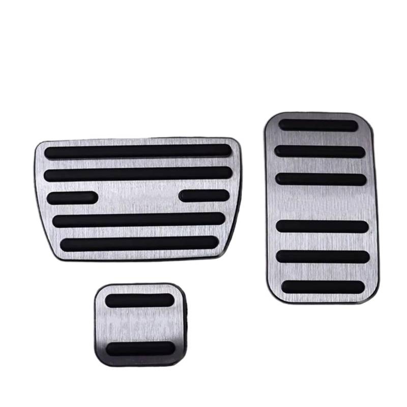 Fußstütze Bremse Auto-Gas-Bremspedal für Stepwgn RP6 RP7 RP8 Spada 2023 2024 2025, rutschfeste Fußstützen-Kraftstoffpedalabdeckung Bremse Pedalkappen(at 3piece) von Fbxmjoa