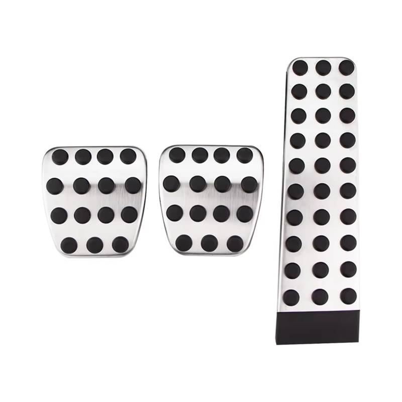 Fußstütze Bremse Auto-Pedalabdeckung für Benz W124 W202 W203 W140 W208 W210 W211 W220 R170 R171 R-Klasse Bremskupplungspedale Pads Bremse Pedalkappen(MT 3piece) von Fbxmjoa