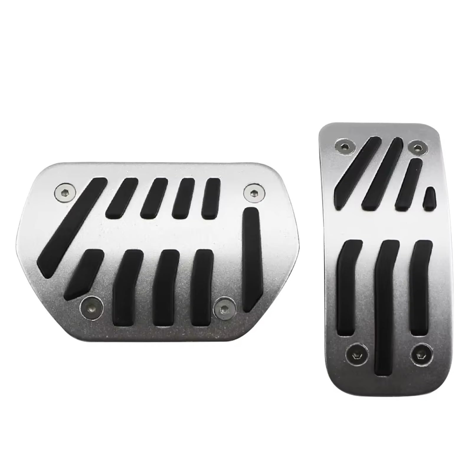 Fußstütze Bremse Autopedale Acceleraotr Bremse Rest Pedalabdeckung für Citroen für C3 für C4 DS 3 4 6 DS3 DS4 DS6 Bremsfußpedal Bremse Pedalkappen(at 2piece) von Fbxmjoa