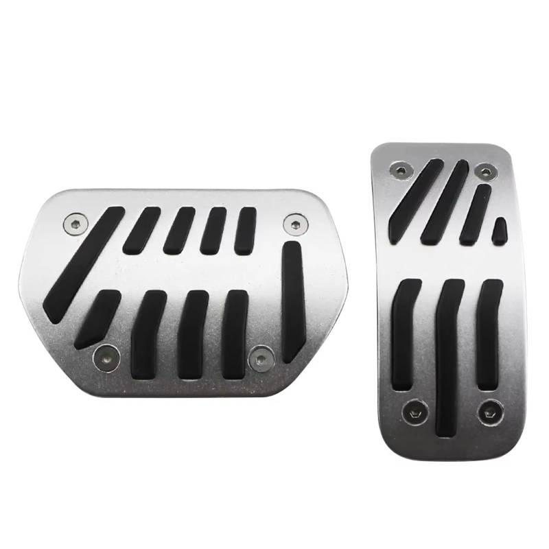 Fußstütze Bremse Autopedale Acceleraotr Bremse Rest Pedalabdeckung für Citroen für C3 für C4 DS 3 4 6 DS3 DS4 DS6 Bremsfußpedal Bremse Pedalkappen(at 2piece) von Fbxmjoa
