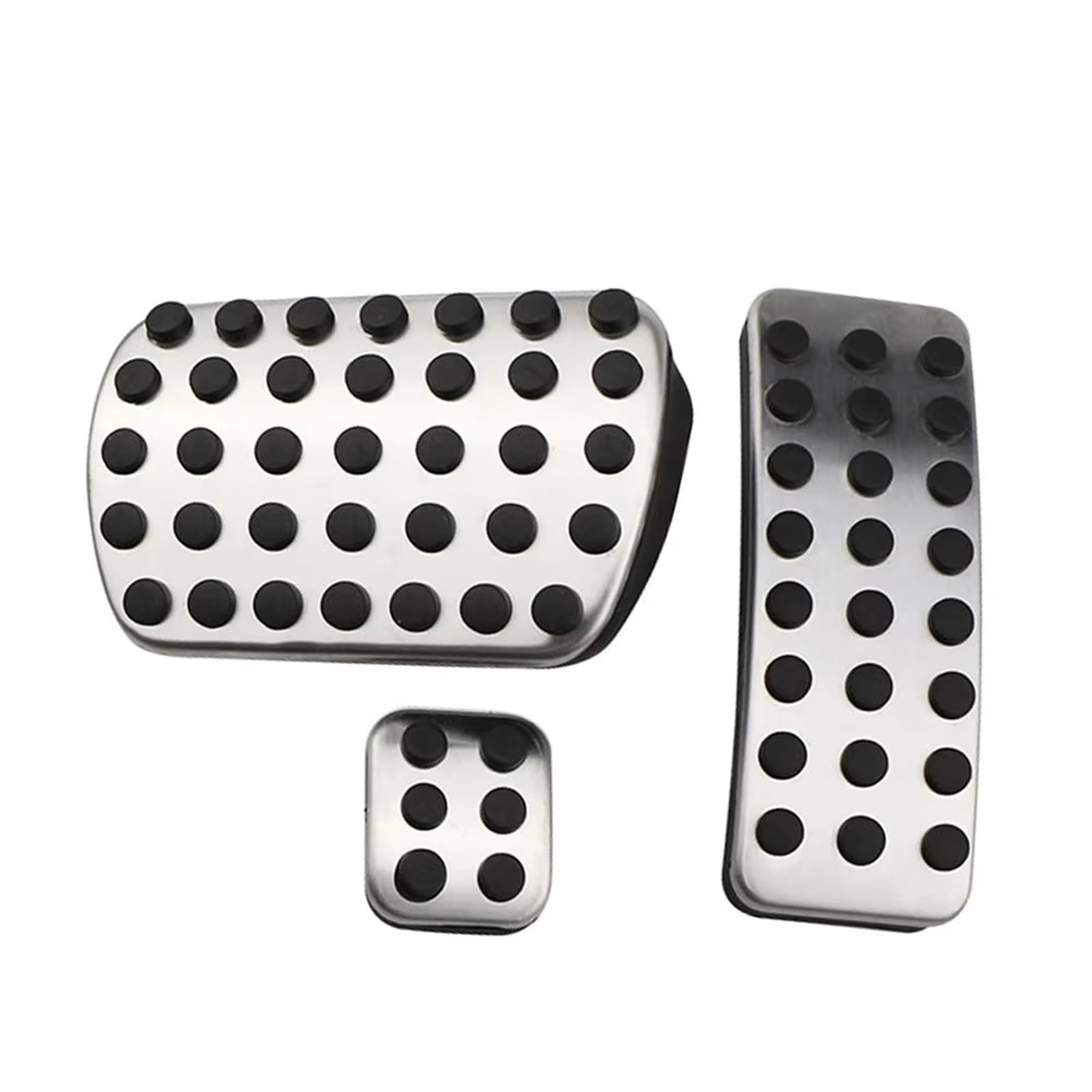 Fußstütze Bremse Autopedale Gas-Kraftstoff-Bremspedal-Pads Abdeckung für Benz AB für GLA für CLA für GLB-Klasse W177 W247 X257 C118 2018-2021 Bremse Pedalkappen(at with Foot Brake) von Fbxmjoa
