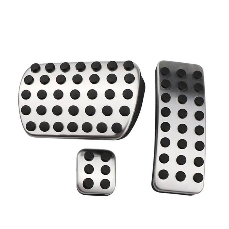 Fußstütze Bremse Autopedale Gas-Kraftstoff-Bremspedal-Pads Abdeckung für Benz AB für GLA für CLA für GLB-Klasse W177 W247 X257 C118 2018-2021 Bremse Pedalkappen(at with Foot Brake) von Fbxmjoa