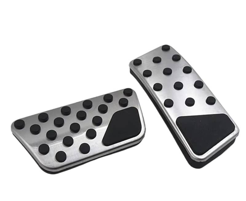 Fußstütze Bremse Edelstahl Auto Accelerator Bremspedale Abdeckung Für Jeep Für Wrangler JK JL 2007 2008 2009 2010 2011 2012 2013 2014-2024 Bremse Pedalkappen(for JK 2007-2017) von Fbxmjoa