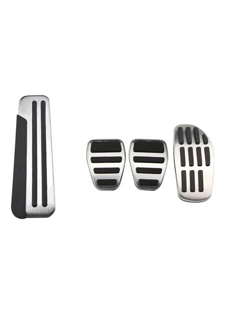 Fußstütze Bremse Edelstahl-Auto-Fußpedale, Gaspedal, Bremse, rutschfestes Pedal für Nissan Qashqai E-Power J12 2022 2023 2024 2025 Bremse Pedalkappen(Gold) von Fbxmjoa