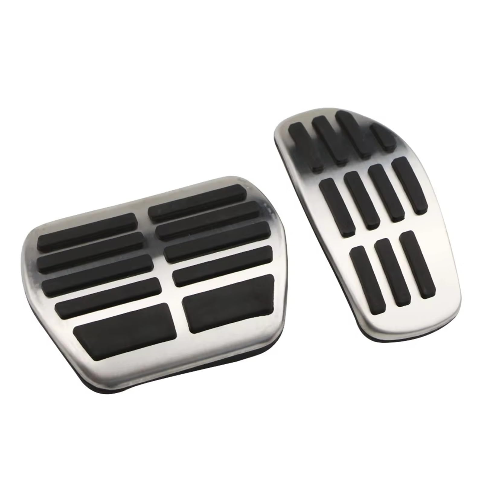 Fußstütze Bremse Edelstahl Auto Pedale Für Koleos 2 Kadjar Gas Bremse Rest Pedal Abdeckung Bremse Pedalkappen(at Without Rest) von Fbxmjoa