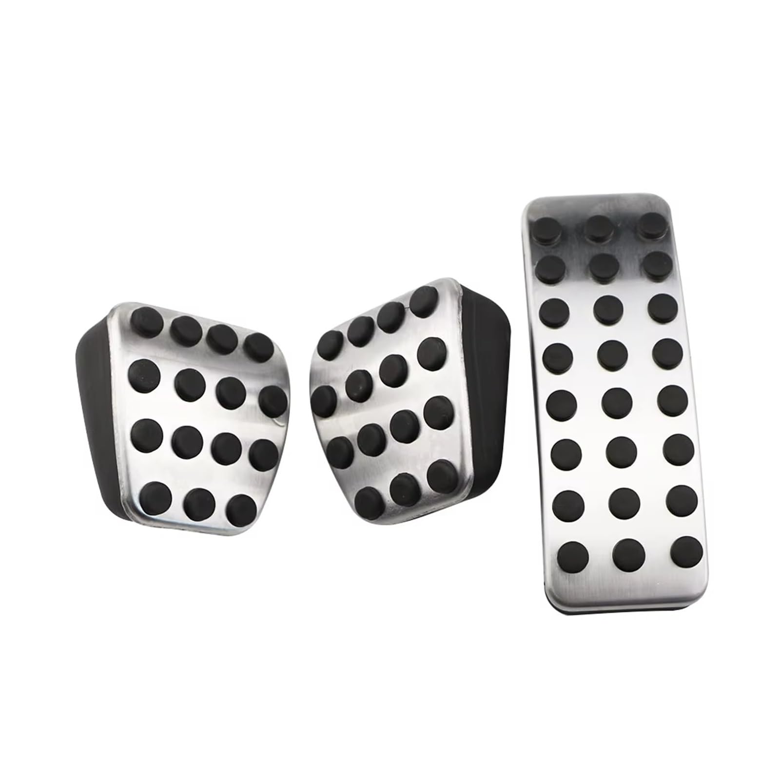 Fußstütze Bremse Edelstahl-Autopedalauflagen-Abdeckung für Benz AB für CLA für GLA für GLE ML GL R W164 X156 X164 2012 2013 2014 2015 Bremse Pedalkappen(MT 3 Piece) von Fbxmjoa