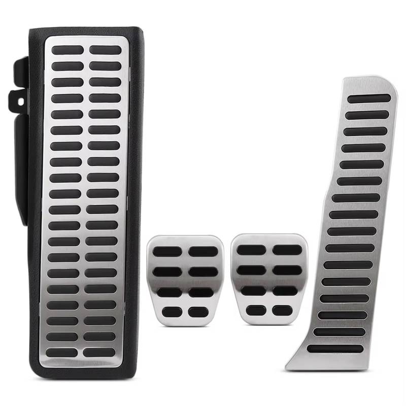 Fußstütze Bremse Edelstahl Für Chery Tiggo 9 2023 Jaecoo 7 2024 Auto Gas Accelerator Bremse Nicht-Slip Pedal Pad Bremspedal Abdeckungen Bremse Pedalkappen(4 Piece) von Fbxmjoa