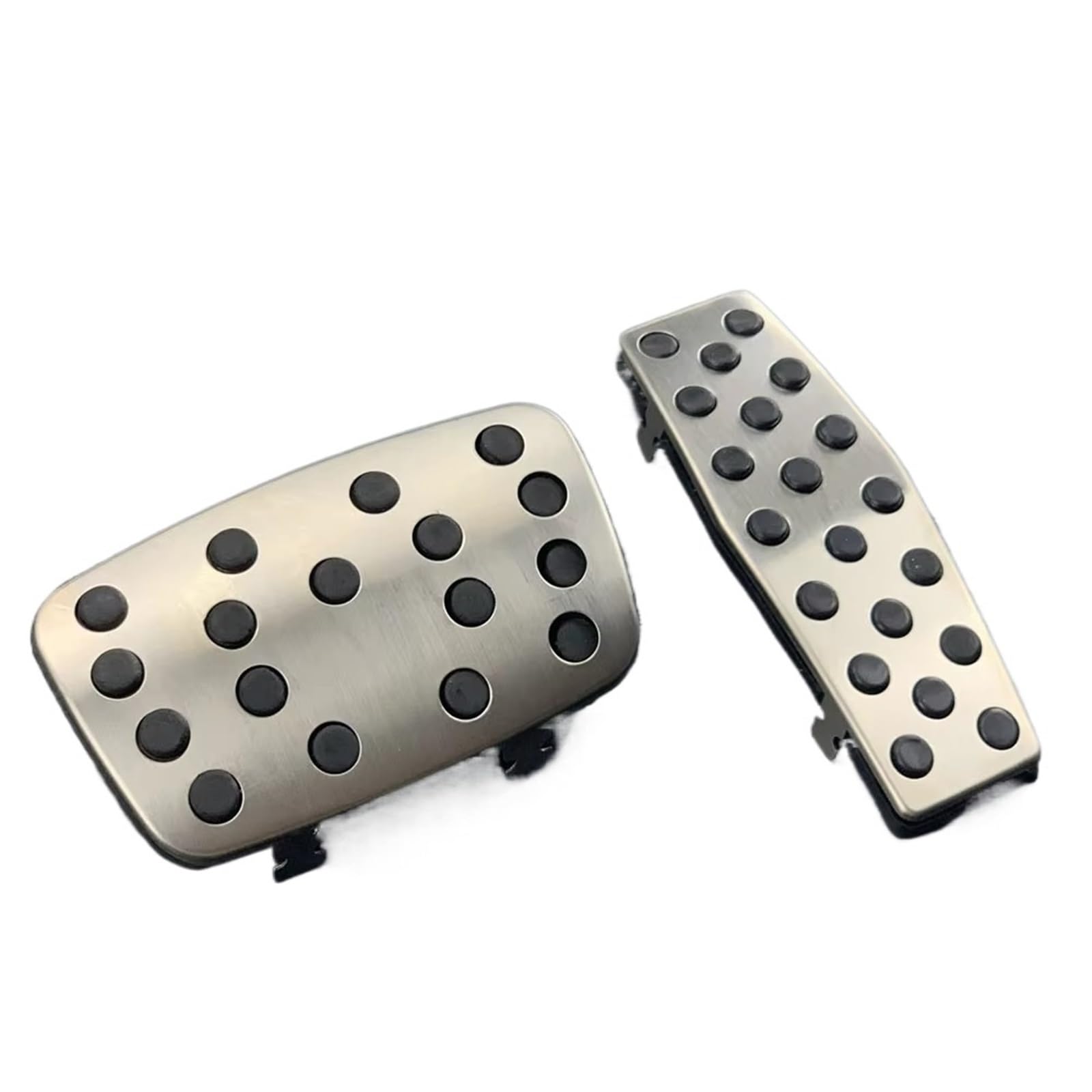 Fußstütze Bremse Edelstahl Gas Bremse Kupplung Pedal Abdeckung Pad Platte Auto Zubehör Für Chevrolet Aveo Für Sonic 2010-2016 MT at Bremse Pedalkappen(Automatic 2piece) von Fbxmjoa