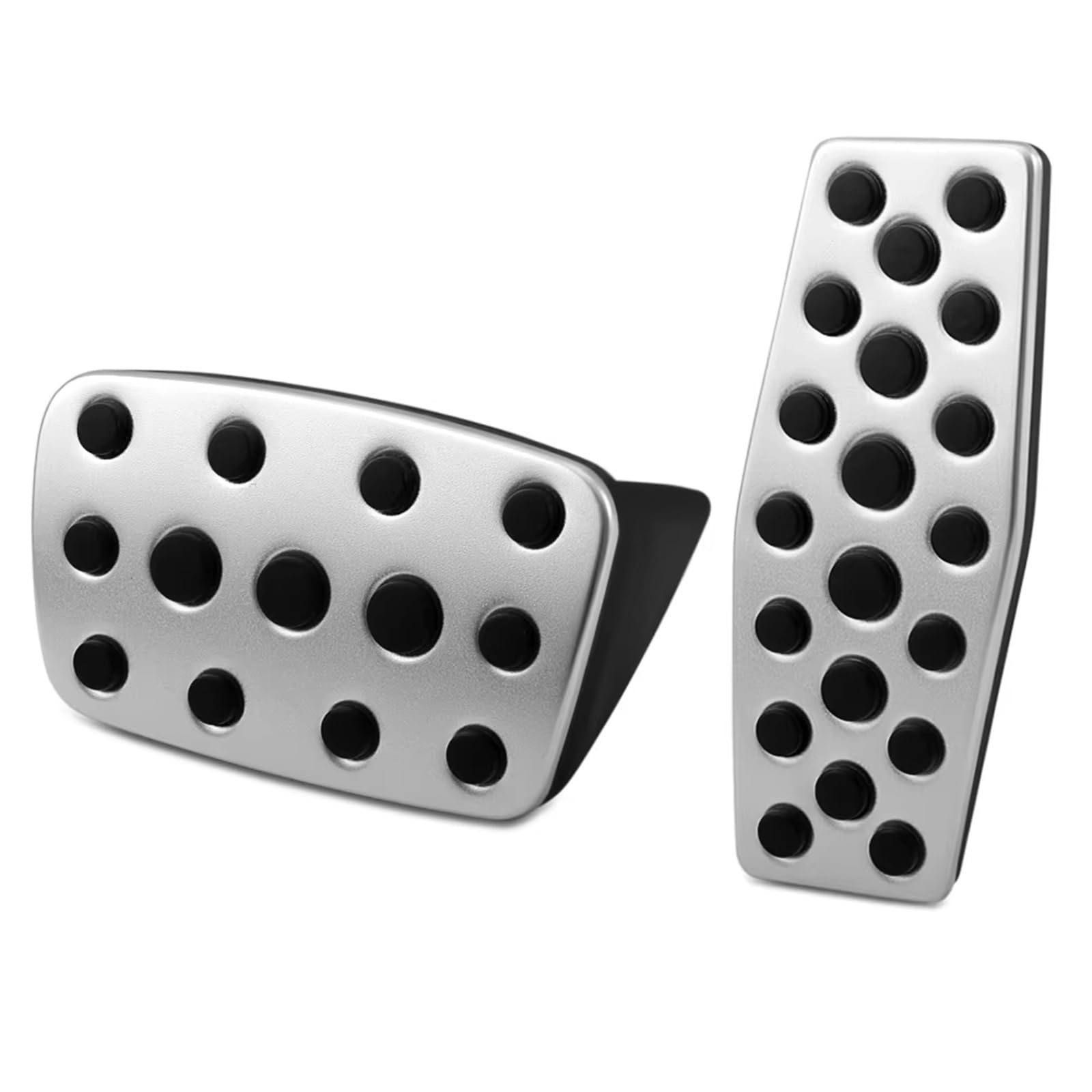 Fußstütze Bremse Edelstahl Pedal Pads Abdeckung MT at für Chevrolet Cruze Limousine Fließheck Bremse Pedalkappen(2piece at) von Fbxmjoa