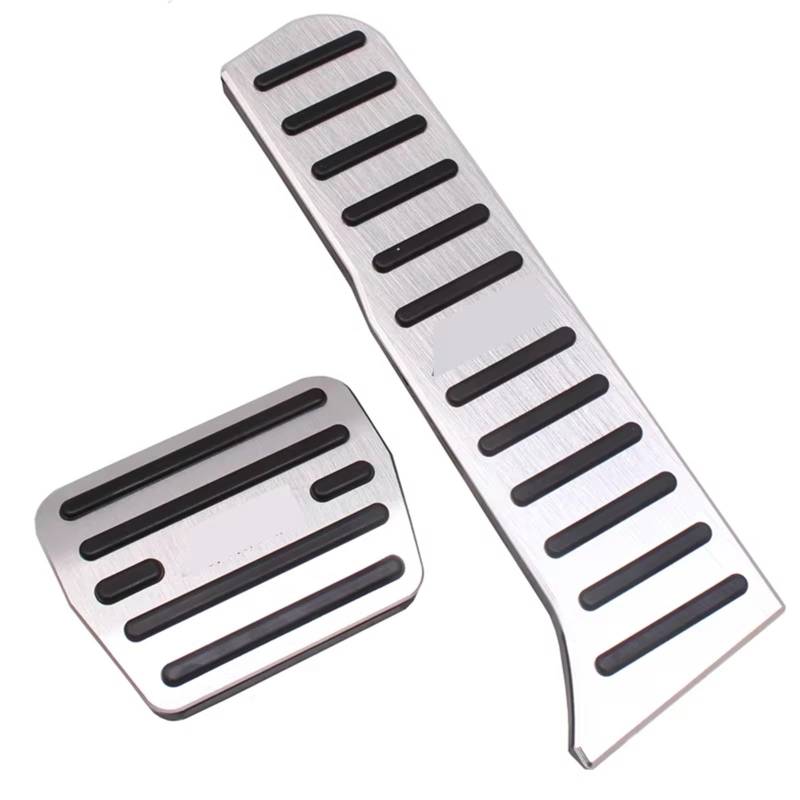 Fußstütze Bremse Für A3 8P Sportback 2008~2013 Auto-Fußpedale Zubehör Bremse Edelstahl rutschfeste Pedalabdeckungspolster Bremse Pedalkappen(2 Piece) von Fbxmjoa