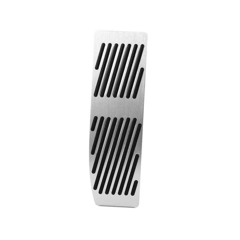 Fußstütze Bremse Fußstütze Kraftstoff Bremse Gas Pedal Pads Abdeckungen Für 3 5 Serie E30 E32 E34 E36 E38 E39 E46 E87 E90 E91 Für X5 Für X3 Z3 Bremse Pedalkappen(Footrest 1piece Silver) von Fbxmjoa