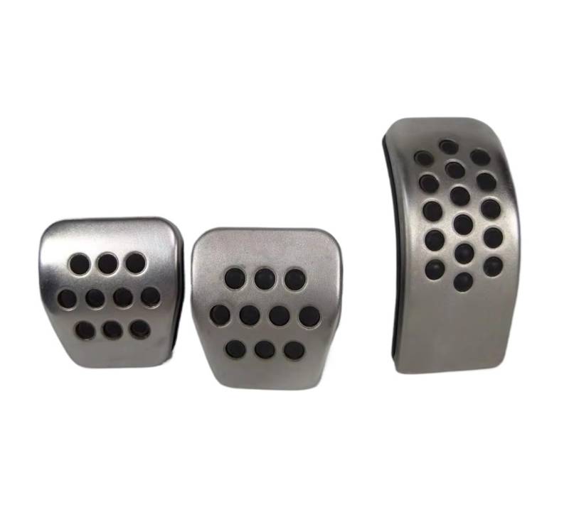 Fußstütze Bremse Gas Bremse Kupplung Aluminium Manuelle Pedal Gummi Für VW Für Golf Für Jetta Für Bora MK4 Für Käfer Polo 9N3 / Polo 6R Bremse Pedalkappen von Fbxmjoa