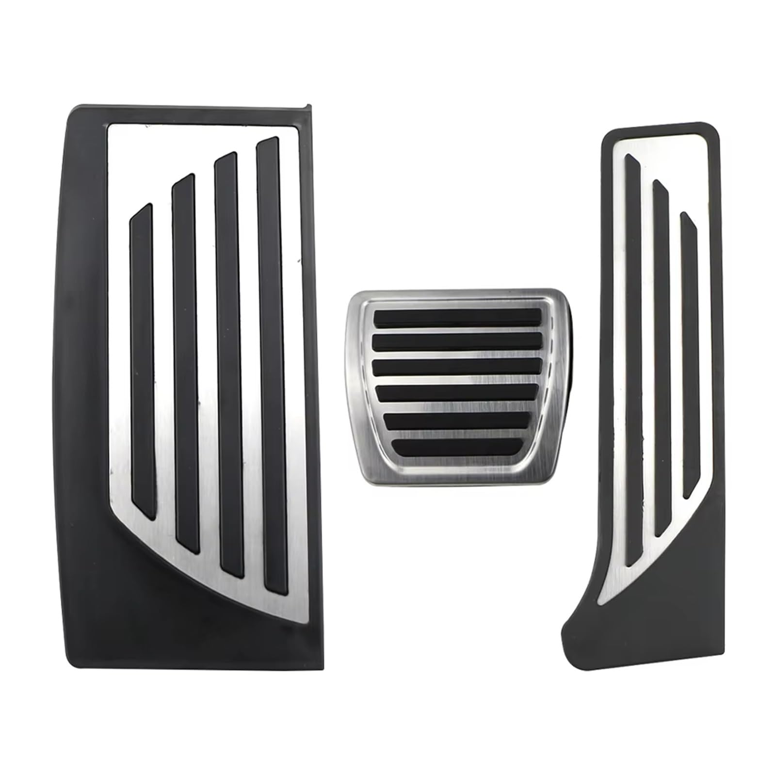 Fußstütze Bremse LHD-Autopedalabdeckung für Alfa für Romeo für Giulia Stilfserjoch 2016 2017 2018 2019–2023 Pedale Gasbeschleunigerbremse Bremse Pedalkappen(3piece for Giulia) von Fbxmjoa