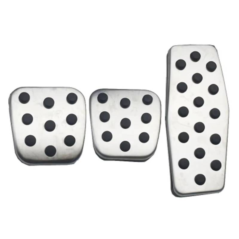 Fußstütze Bremse Manuelle/Auto Edelstahl Auto Pedal Pads Abdeckung Für Vauxhall Für Opel Corsa Cascada Zafira Bremse Pedalkappen(MT) von Fbxmjoa