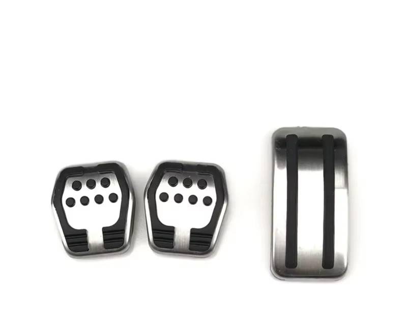 Fußstütze Bremse Set Bremspedale Rest Fußpedalabdeckungen für Mazda 3 2011 2012 2013 2014 2015 Bremspedalauflage Auto Fußpedal Bremse Pedalkappen(A Type MT 3piece) von Fbxmjoa