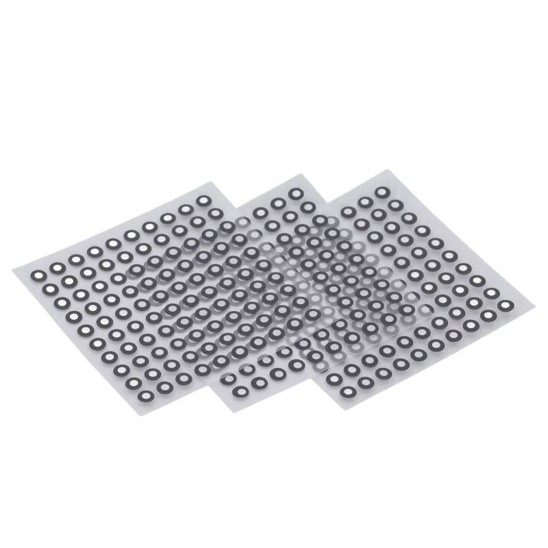 3 Blätter Reflektierende Filmaufkleber 3mm ID 6mm OD -Scanner -Referenzmarkierungspunkt, 300pcs Markierungspunkte für 3D Scanner, Starke Klebstoff Adhäsive Folie von Fdit