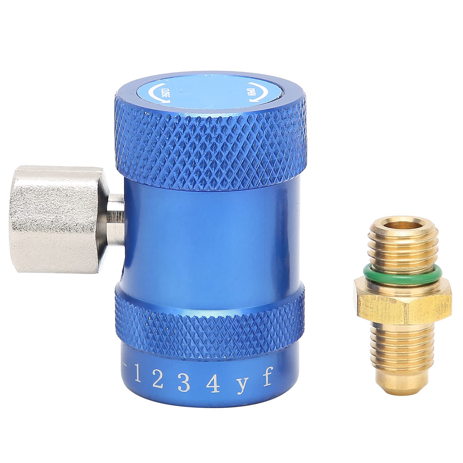 Fdit HS-1234YF Auto-Klimaanlage-Schnelladapter Niederdruck-Fluorid-Flüssigkeits-Füllkupplungen Steckverbinder-Kit, Schnellkupplungs-Steckverbinder, 1/4 Zoll Anschlüsse Fdit HS-1234YF Auto-Klimaanlage-Schnelladapter Niederdruck-Fluorid-Flüssigkeits-Füllkupplungen Steckverbinder-Kit, Schnellkupplungs-Steckverbinder, 1/4 Zoll Anschlüsse von Fdit
