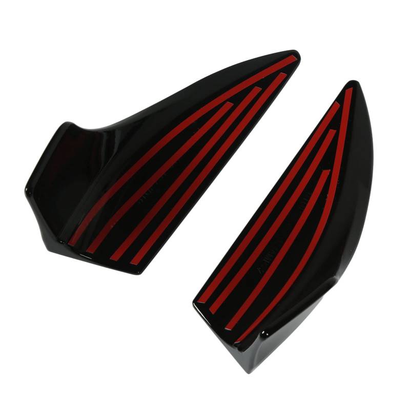 Frontschürze Lip Spoiler Langlebig Links Rechts Anti-kollision Stoßstange Ecke Splitter Für C-Klasse W206 -Line C43 (Glänzend schwarz) von Fdit