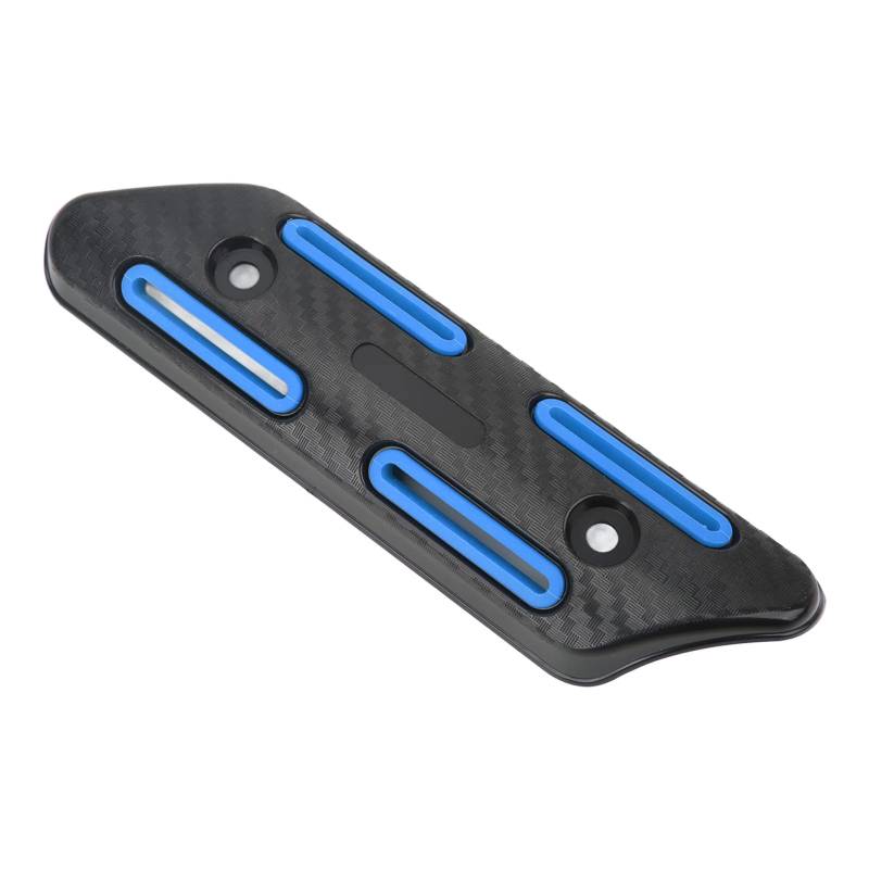 Hitzeschutz für Auspuffrohre, Hitzeschutz für Auspuffrohre Universal für Roller für Motorräder (Blau) von Fdit
