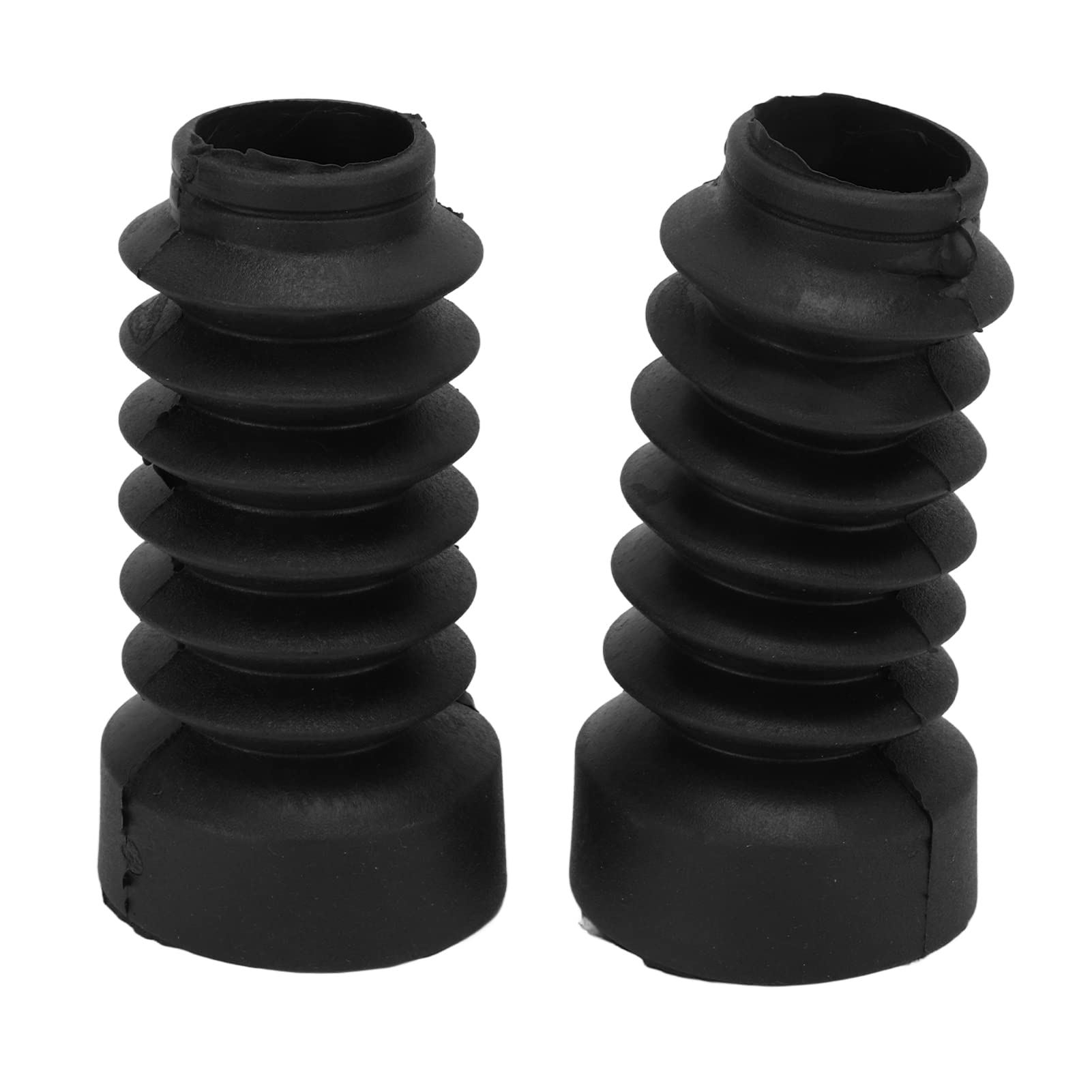 Motorrad -Stoßdämpfer -Staubbedeckung Gummi Set für DIO 18.02.28/34/35, Starker Schutz für die Frontgabel (Black) von Fdit