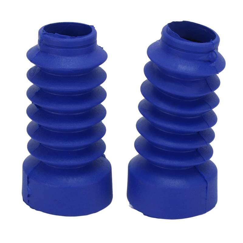 Motorrad -Stoßdämpfer -Staubbedeckung Gummi Set für DIO 18.02.28/34/35, Starker Schutz für die Frontgabel (Blue) von Fdit