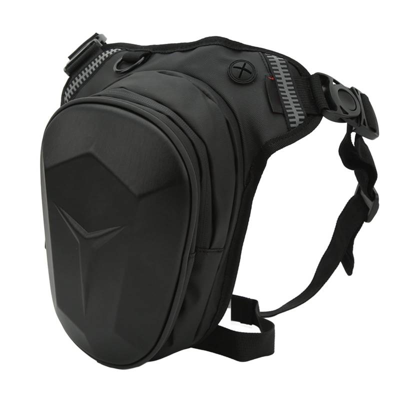 Oberschenkeltasche Verbesserte Wasserdichte Mehrzweck-Motorrad-reflektierende Reißverschlussstreifen-Wanderreise-Reise-Beintasche (Einzigartiges Muster) von Fdit