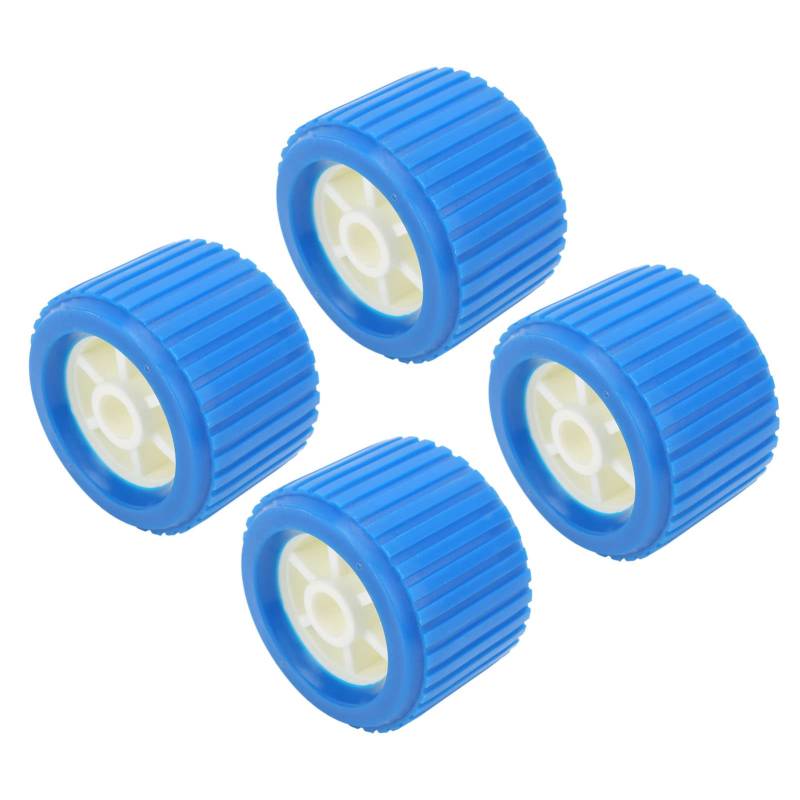 Rippenboot Wobble Roller Exquisit Blue PP High Temperaturbeständig für Marineyacht, 4pcs von Fdit