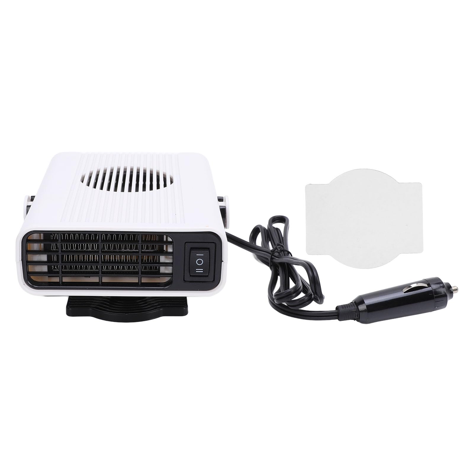Tragbare Autoheizung 12V 120W Autoheizung Defroster Defogger Schnelles Heizung mit Zigaretten -Leichterstopfen für Windschutzscheibenentfrostern, das Alle Autos Defog (12V) von Fdit